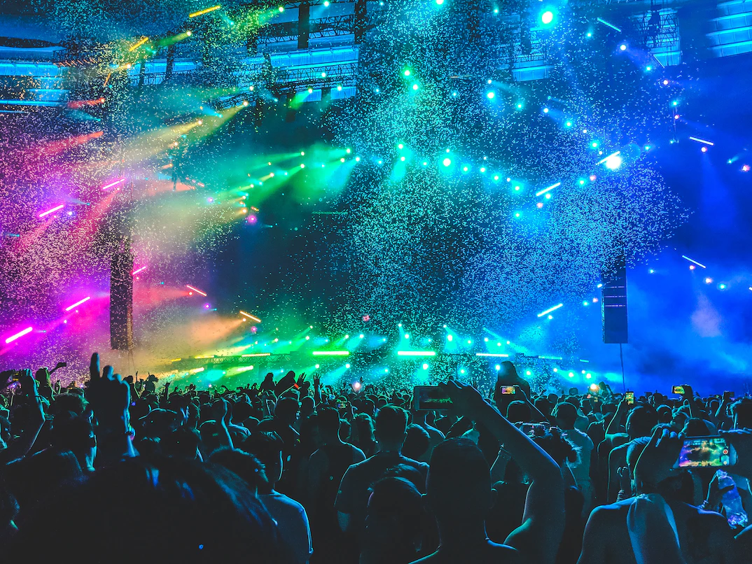 Picture of a lightshow