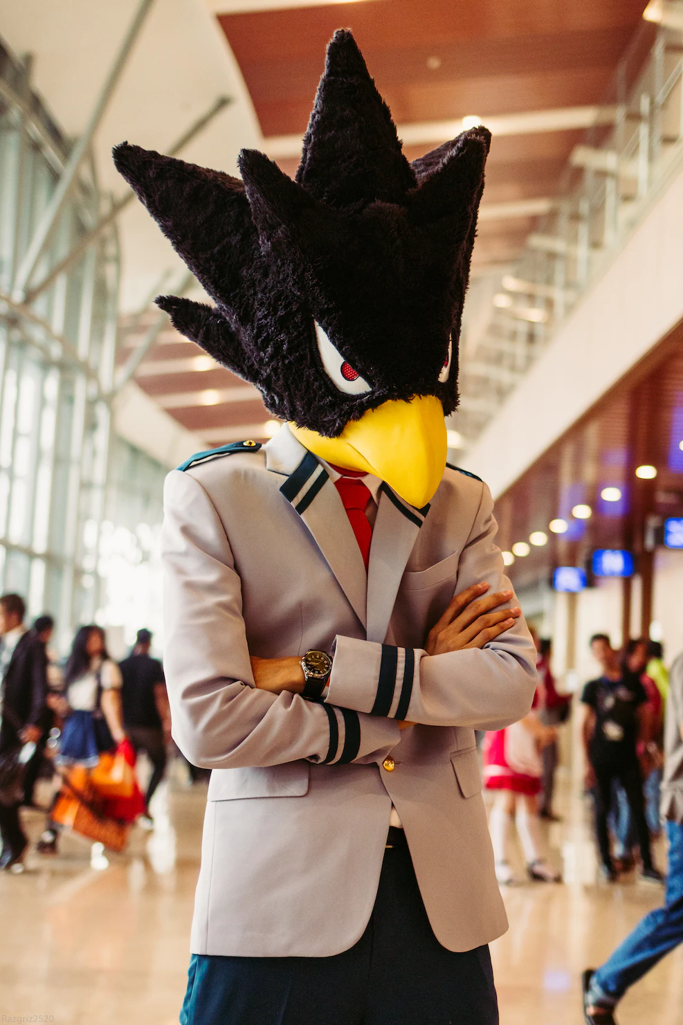 Picture of a person doing cosplay